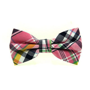 Casual Men Polyester Check Bowtie