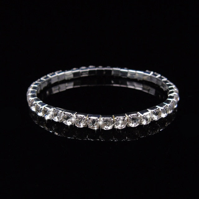 Wide 6 Row Pearl Bracelets Ban