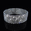 Wide 6 Row Pearl Bracelets Ban