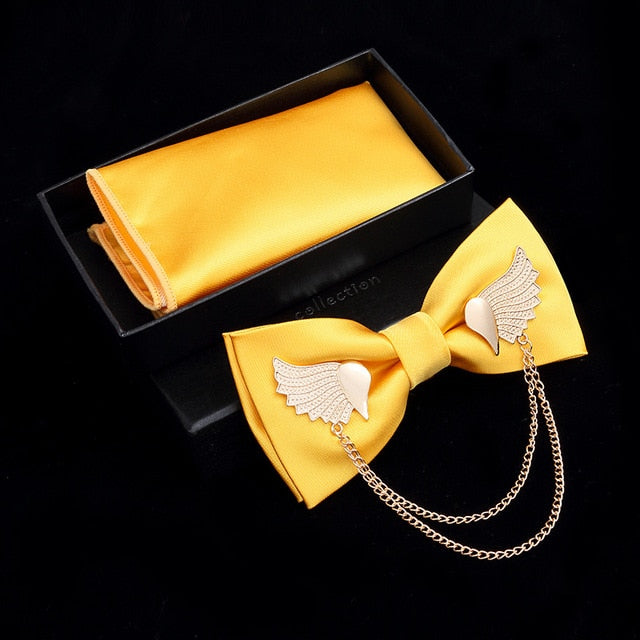 Metal Golden Wings Two Layer Neck