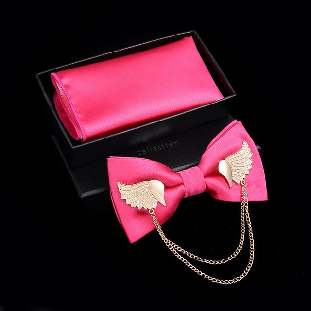 Metal Golden Wings Two Layer Neck