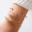 4 Pcs/ Charm Bracelet Bangles