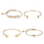 4 Pcs/ Charm Bracelet Bangles