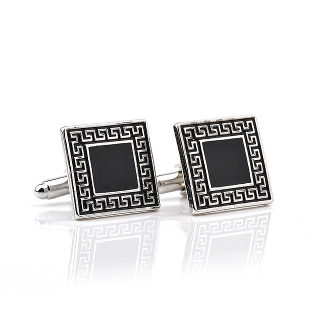 Design Carving Cufflink for Mens